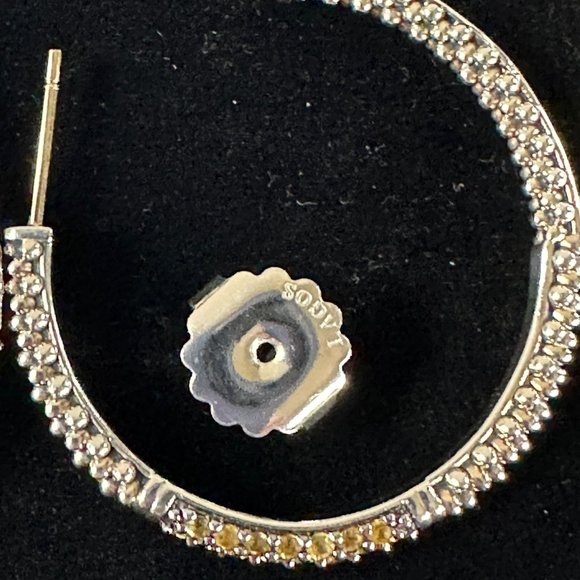 Lagos Caviar Hoop Earrings - Picture 5 of 15